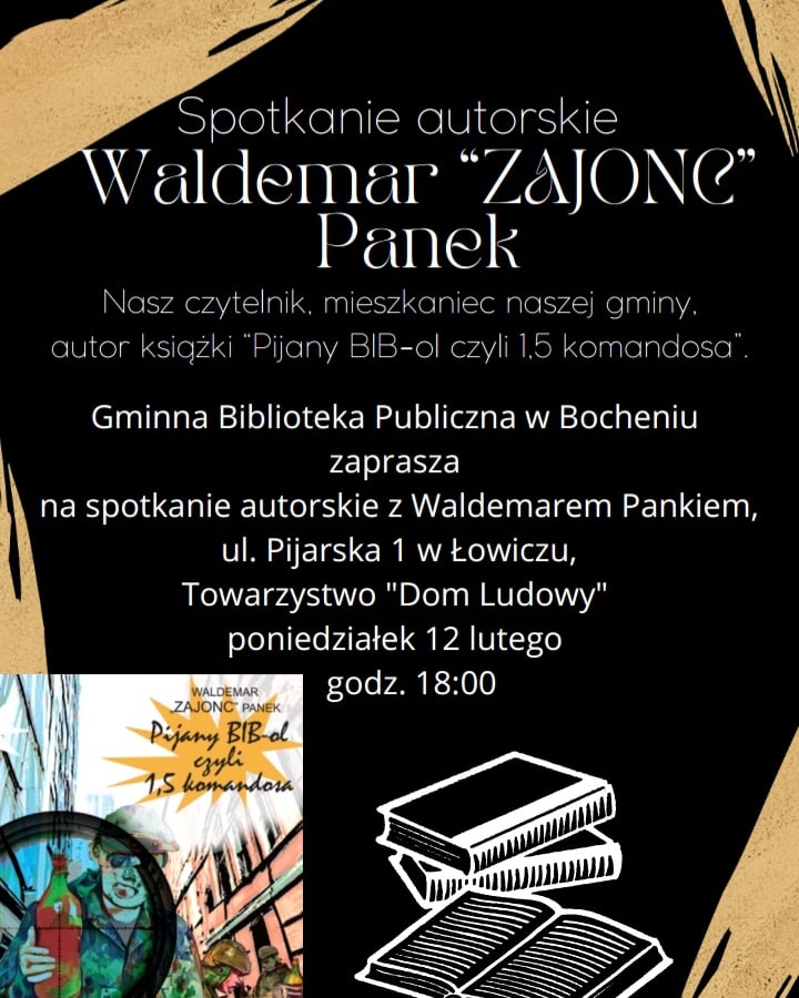 Zapraszamy na spotkanie autorskie